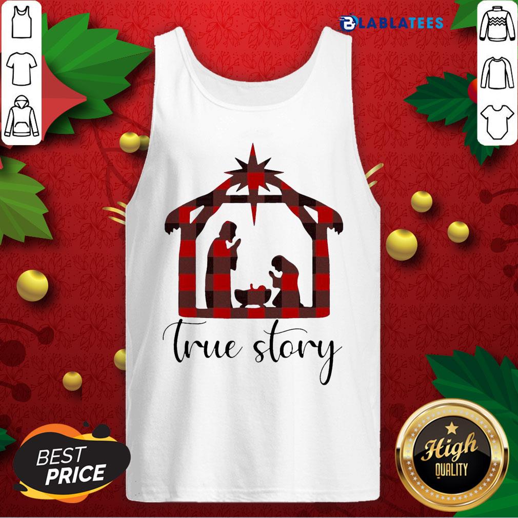 Awesome Plaid Jesus True Story Christmas 2020 Shirt
