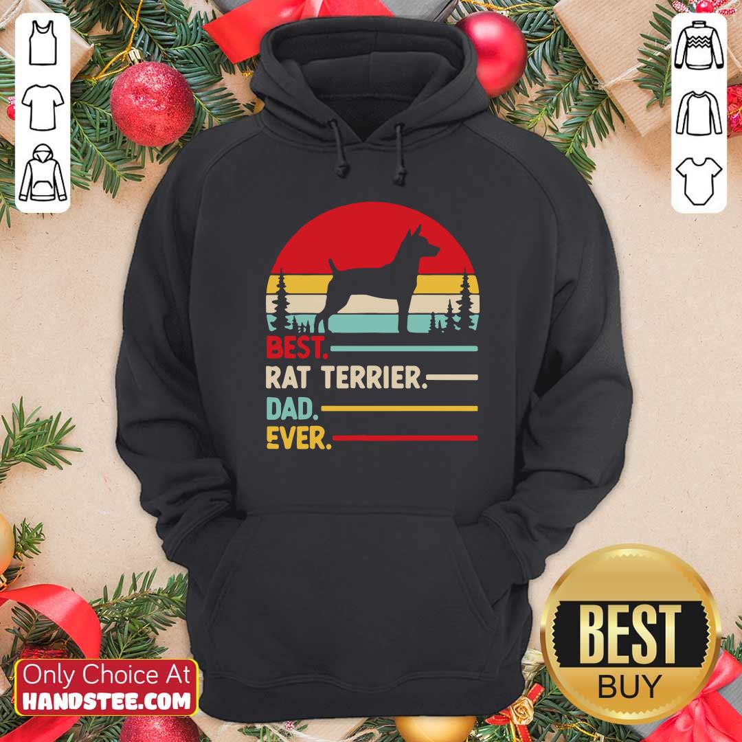 Awesome Rat Terrier Best Dad Ever Dog Shirt