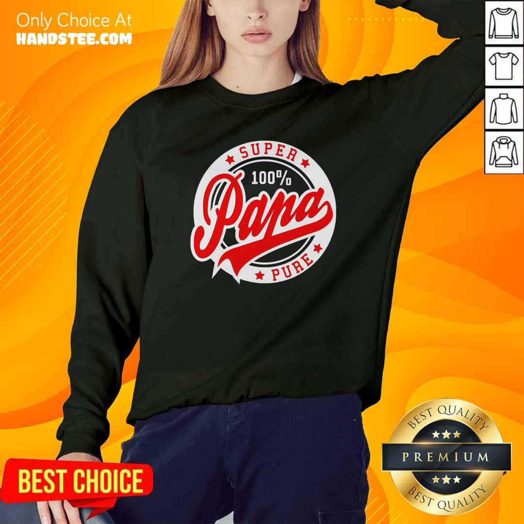Awesome Super Papa 100 Percent Pure Stars Seal Shirt