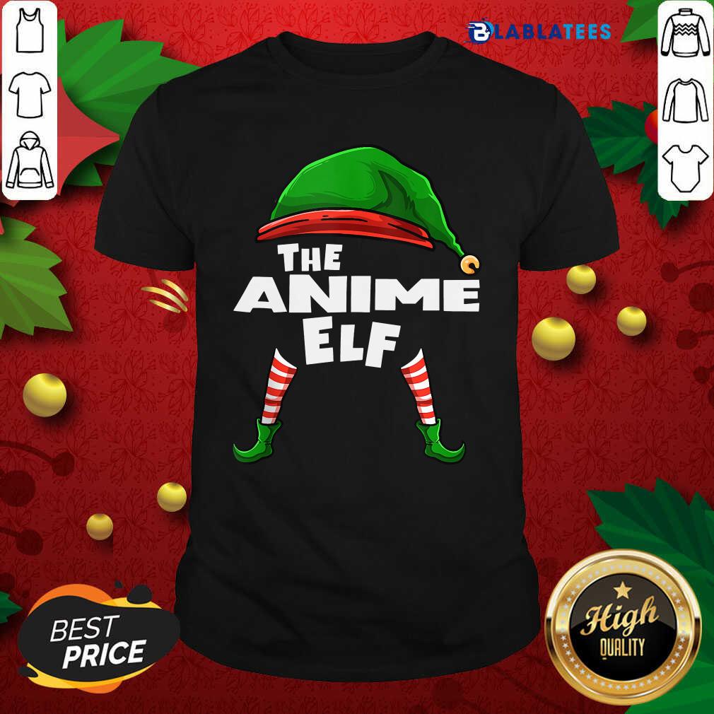 Awesome The Anime Elf Family Christmas Group Matching Shirt