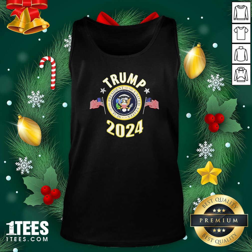 Awesome Trump 2024 Presidential Seal Flag Us Shirt