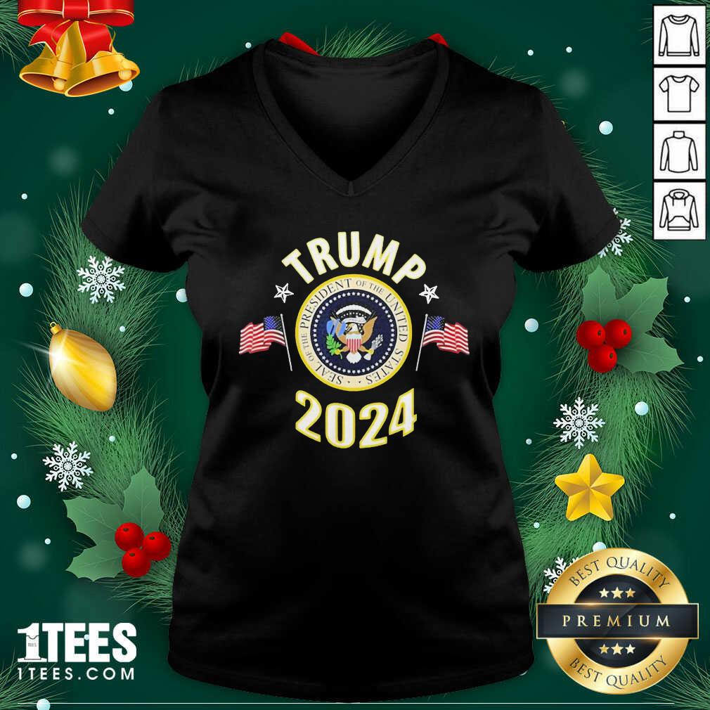 Awesome Trump 2024 Presidential Seal Flag Us Shirt