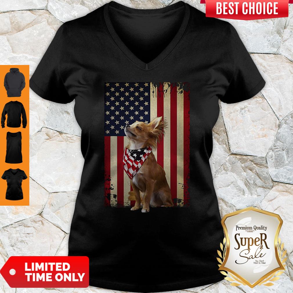 Official American Flag Chihuahua Proud Shirt