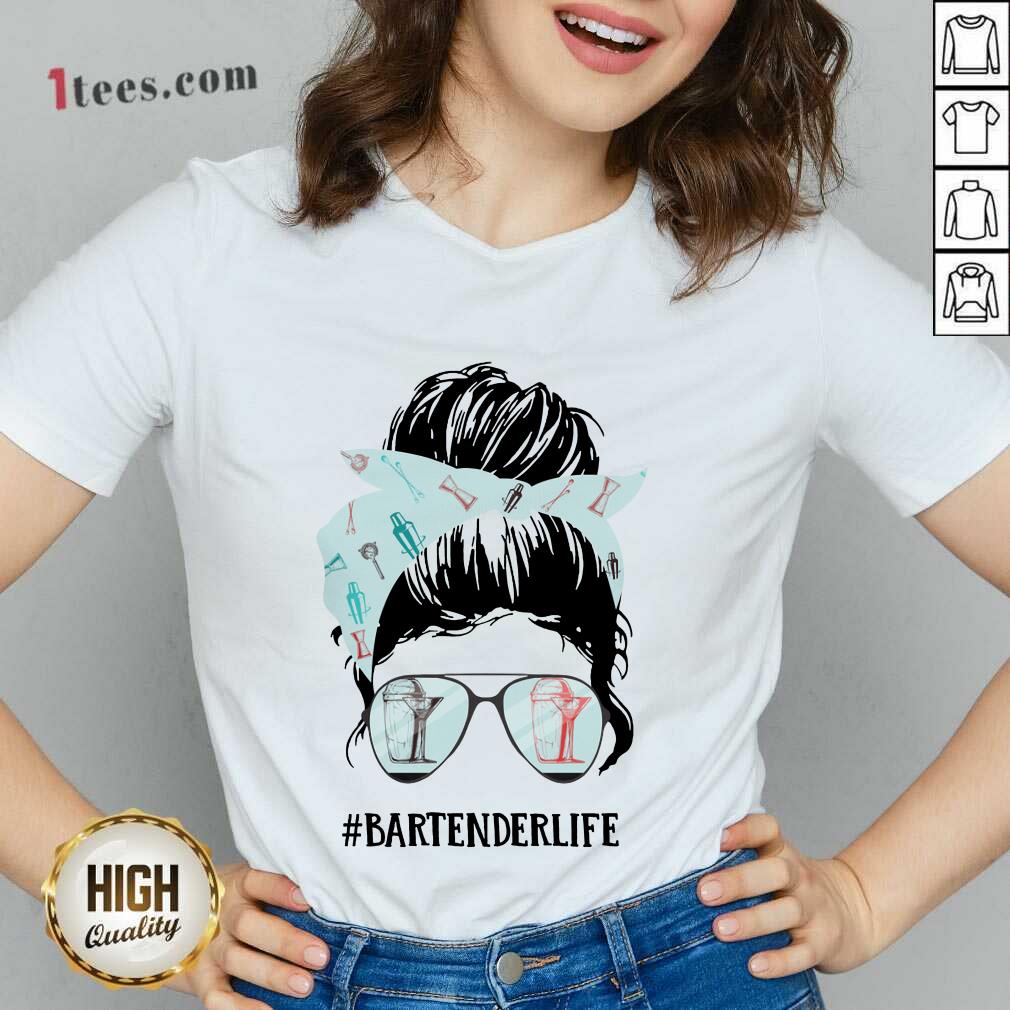 Bartender Life Girl Messy Busy Shirt