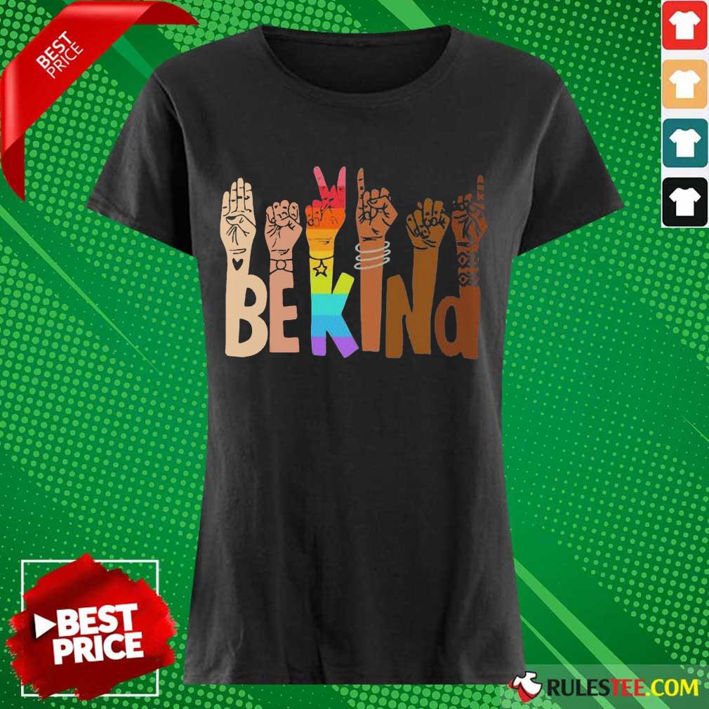 Be Kind Skin Color LGBT Shirt