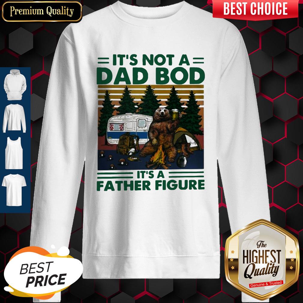 Bear Beer Camping It’s Not A Dad Bod It’s A Father Figure Vintage Shirt