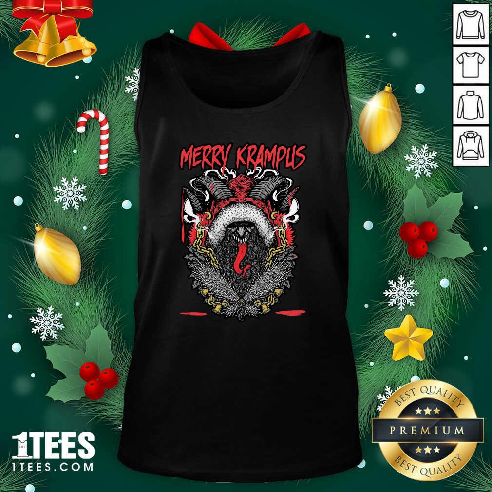 Beauty Merry Krampus Christmas Psychobilly Shirt