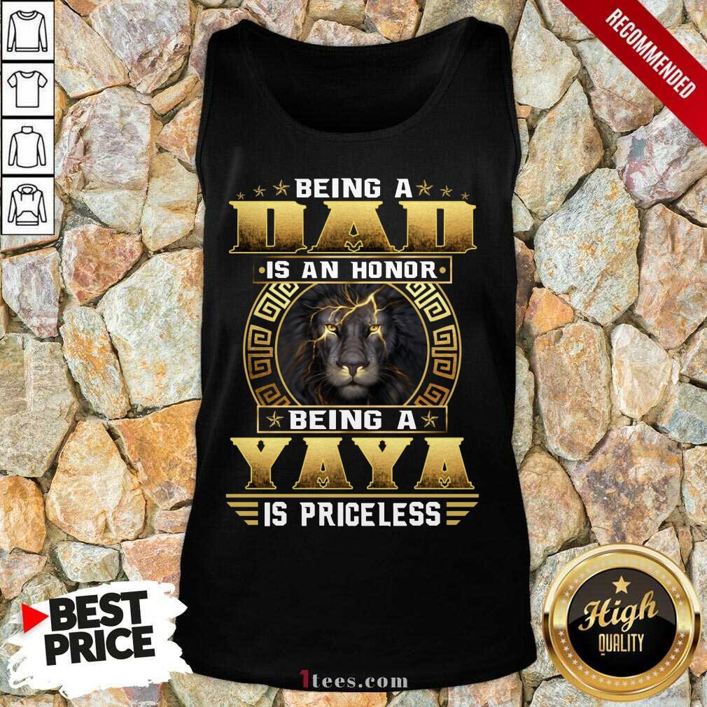 Being A Yaya Is Priceless Lion Shirt