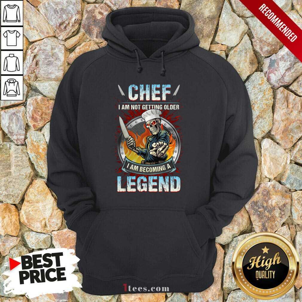 Best Chef I Am Not Getting Older I Am Becoming A Legend Shirt