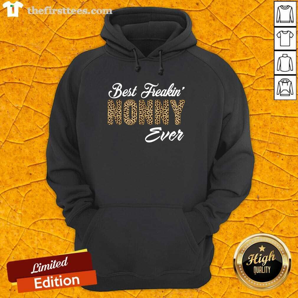 Best Freakin Nonny Ever Leopard Skin Shirt