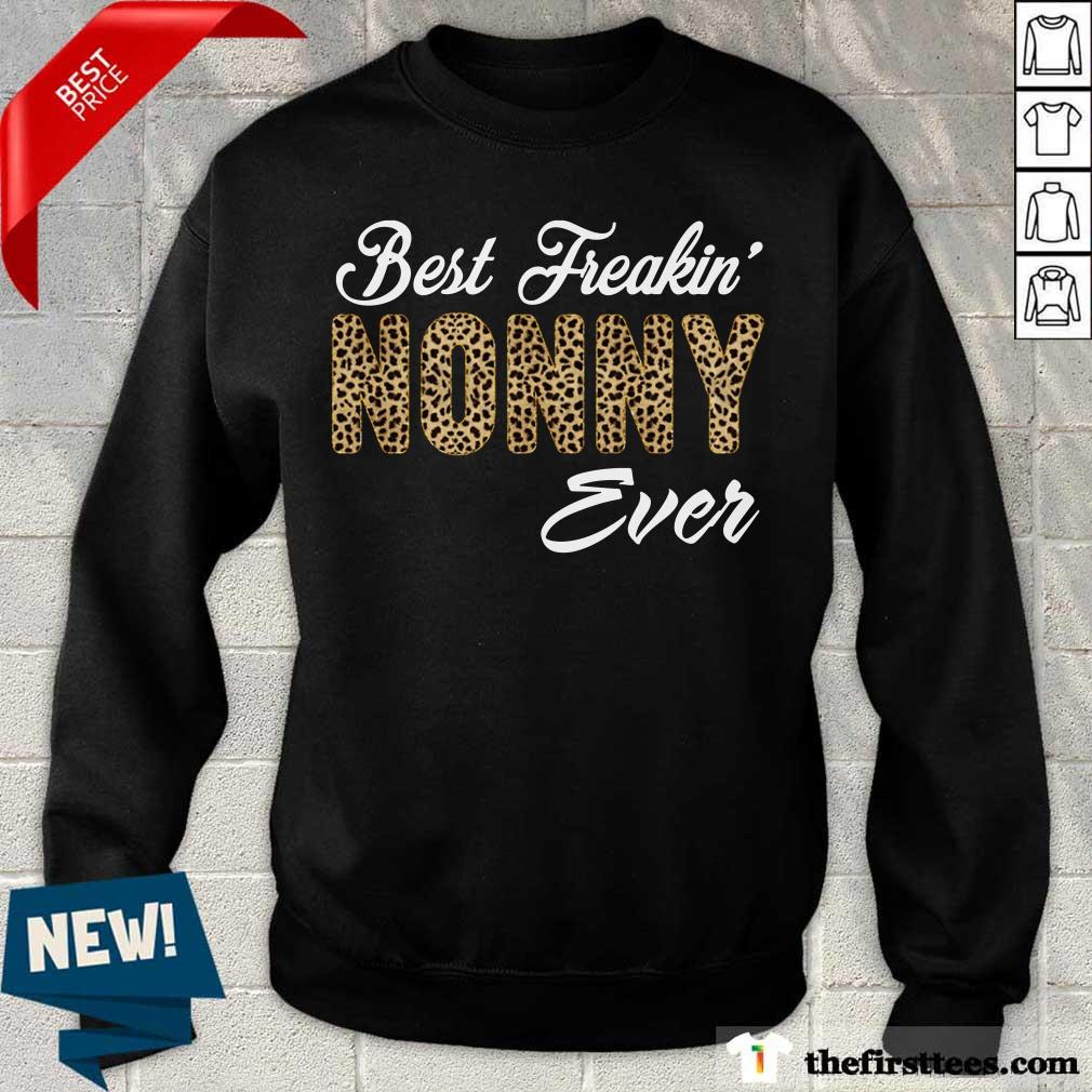 Best Freakin Nonny Ever Leopard Skin Shirt