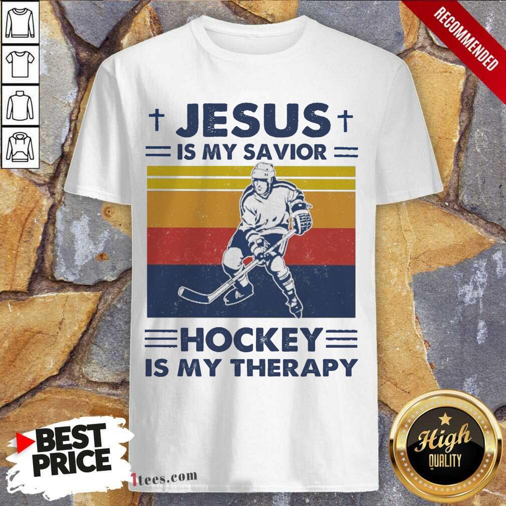 Best Jesus Is My Savior Harness Racing Is My Therapy Vintage Shirt