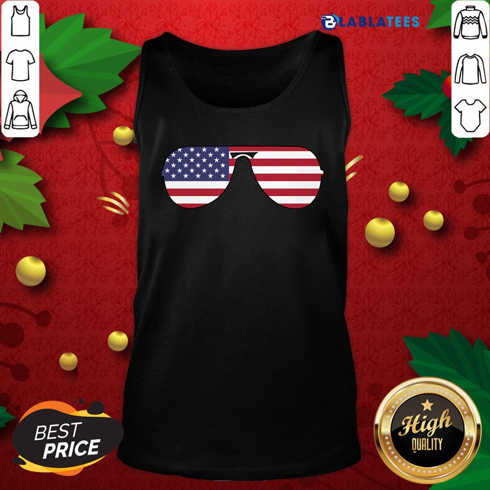 Better Biden Aviator Sunglasses Patriotic USA Flag 2020 Shirt