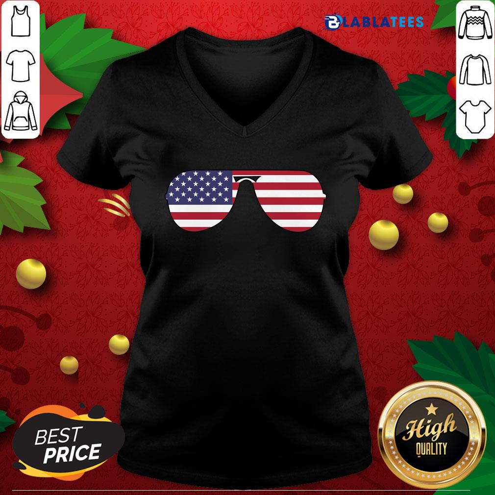 Better Biden Aviator Sunglasses Patriotic USA Flag 2020 Shirt