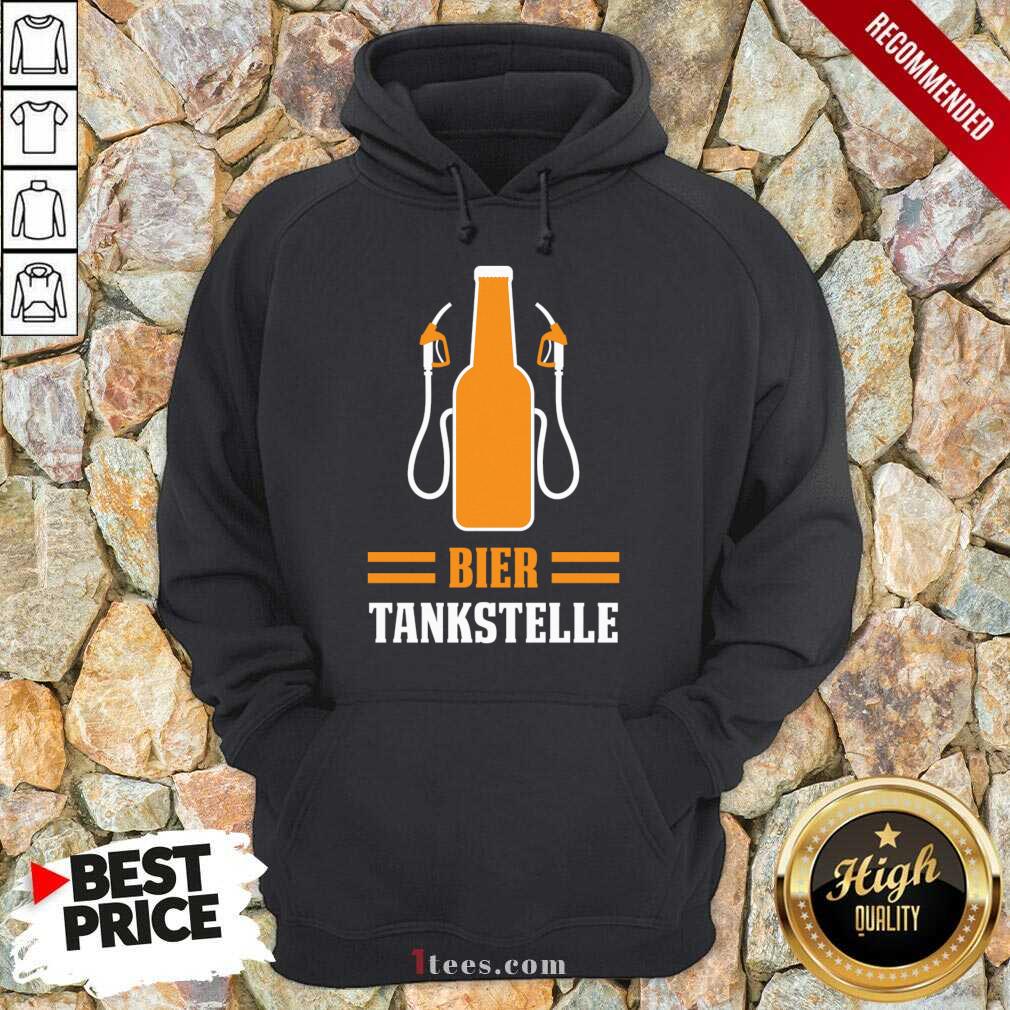 Bier Tankstelle Kostüm Karneval Shirt
