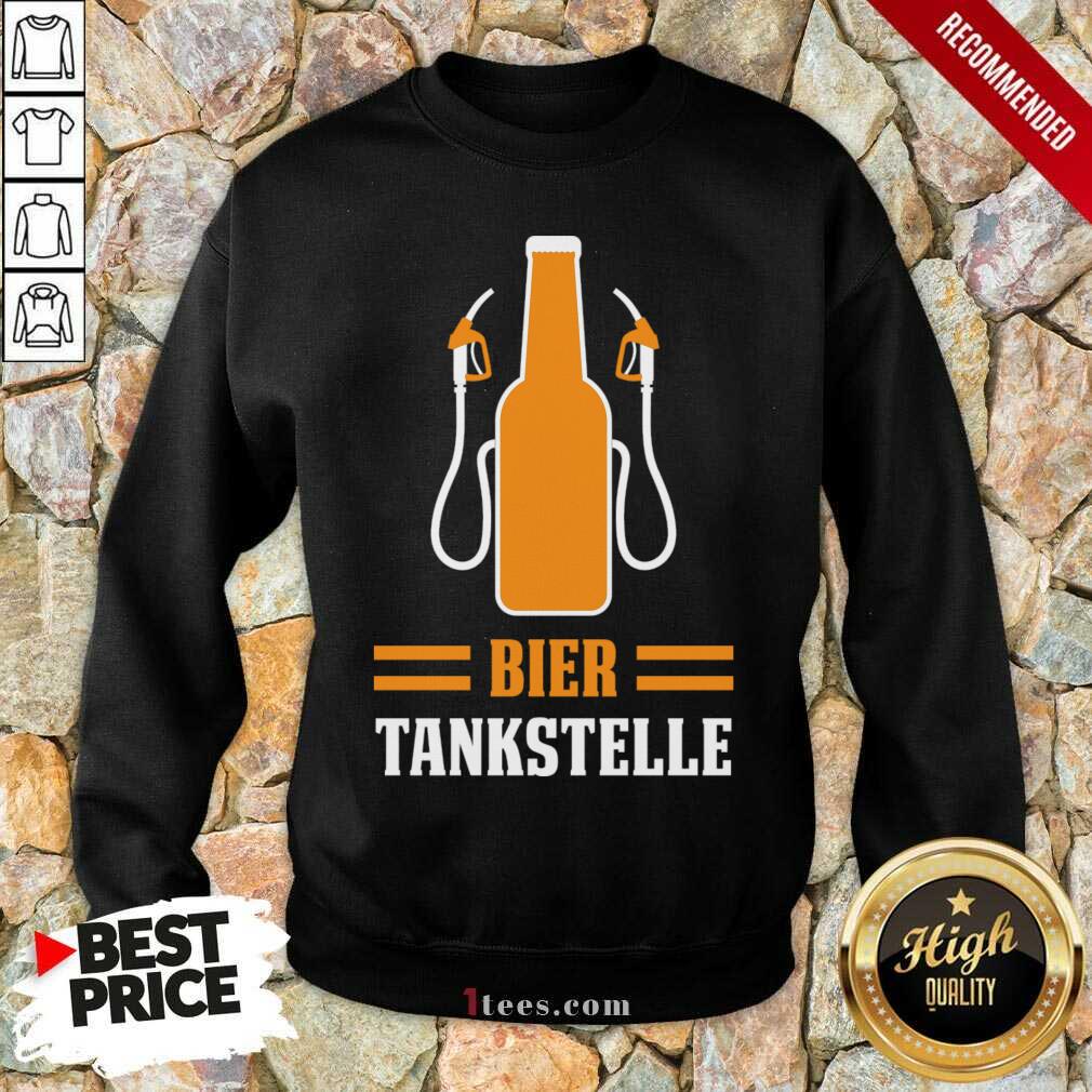 Bier Tankstelle Kostüm Karneval Shirt