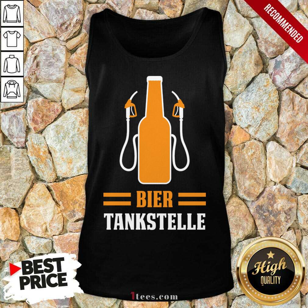 Bier Tankstelle Kostüm Karneval Shirt