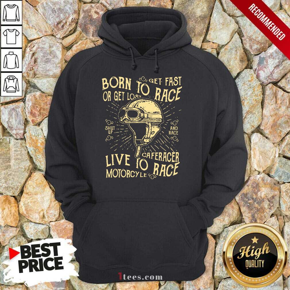 Born To Race Cafe Racer Motorcycle Shirt