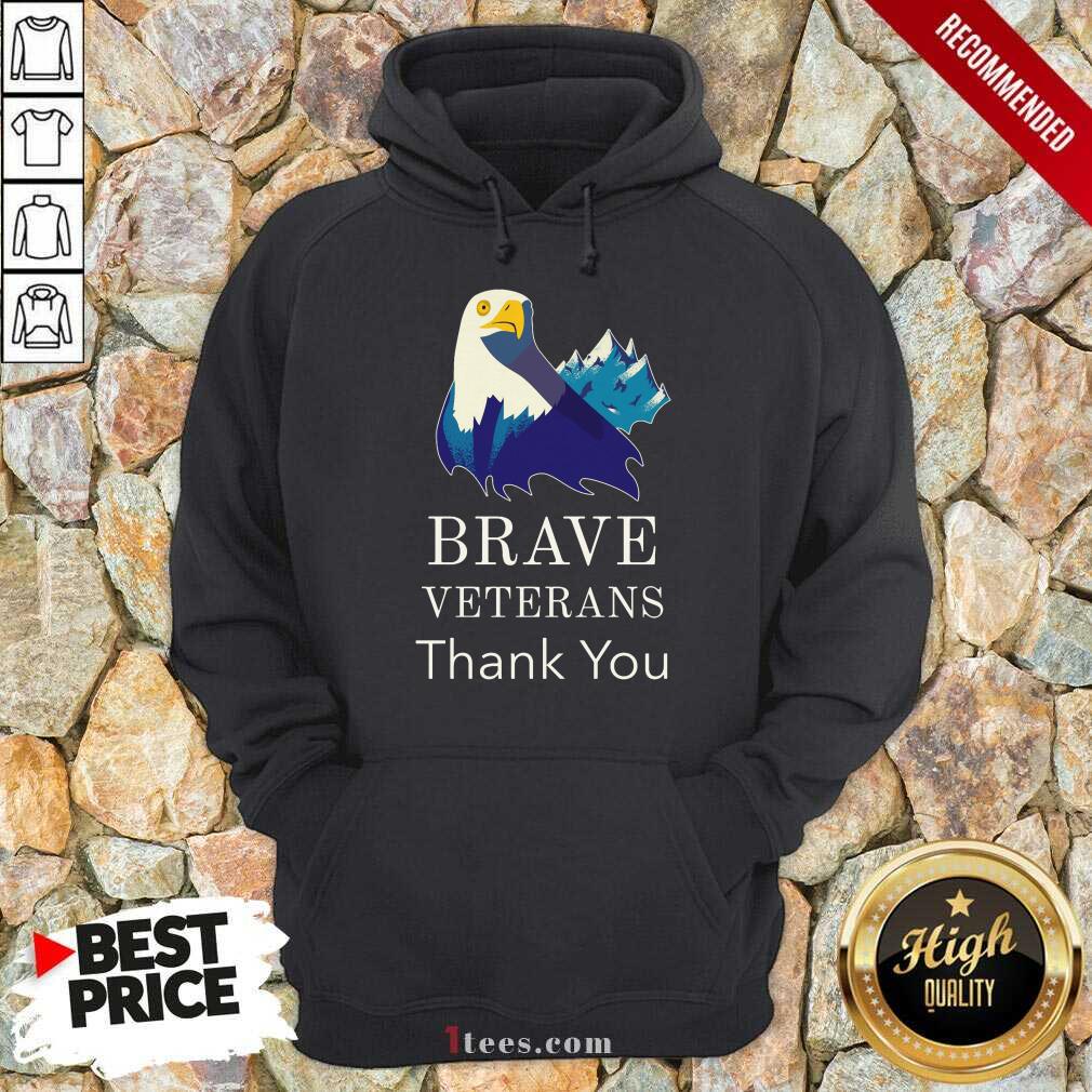 Brave Veterans Thank You Eagle Shirt