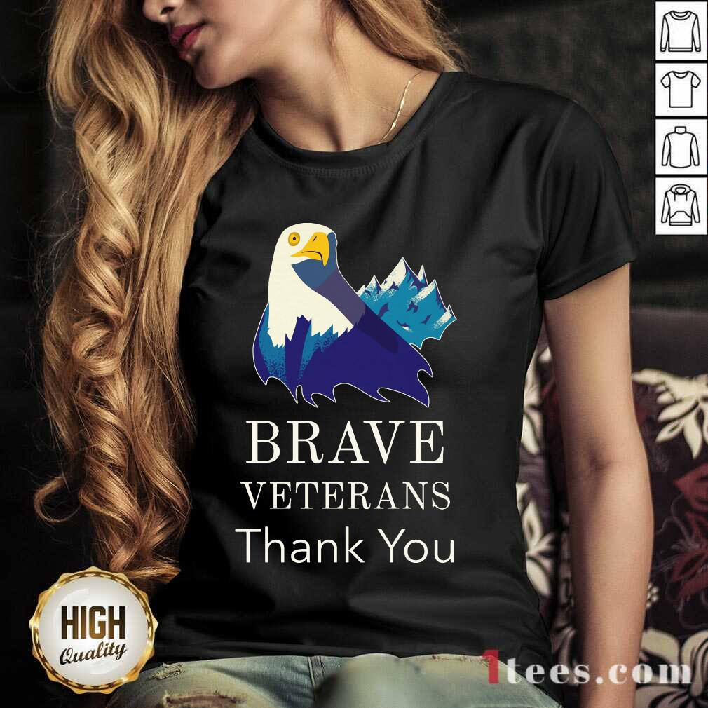 Brave Veterans Thank You Eagle Shirt