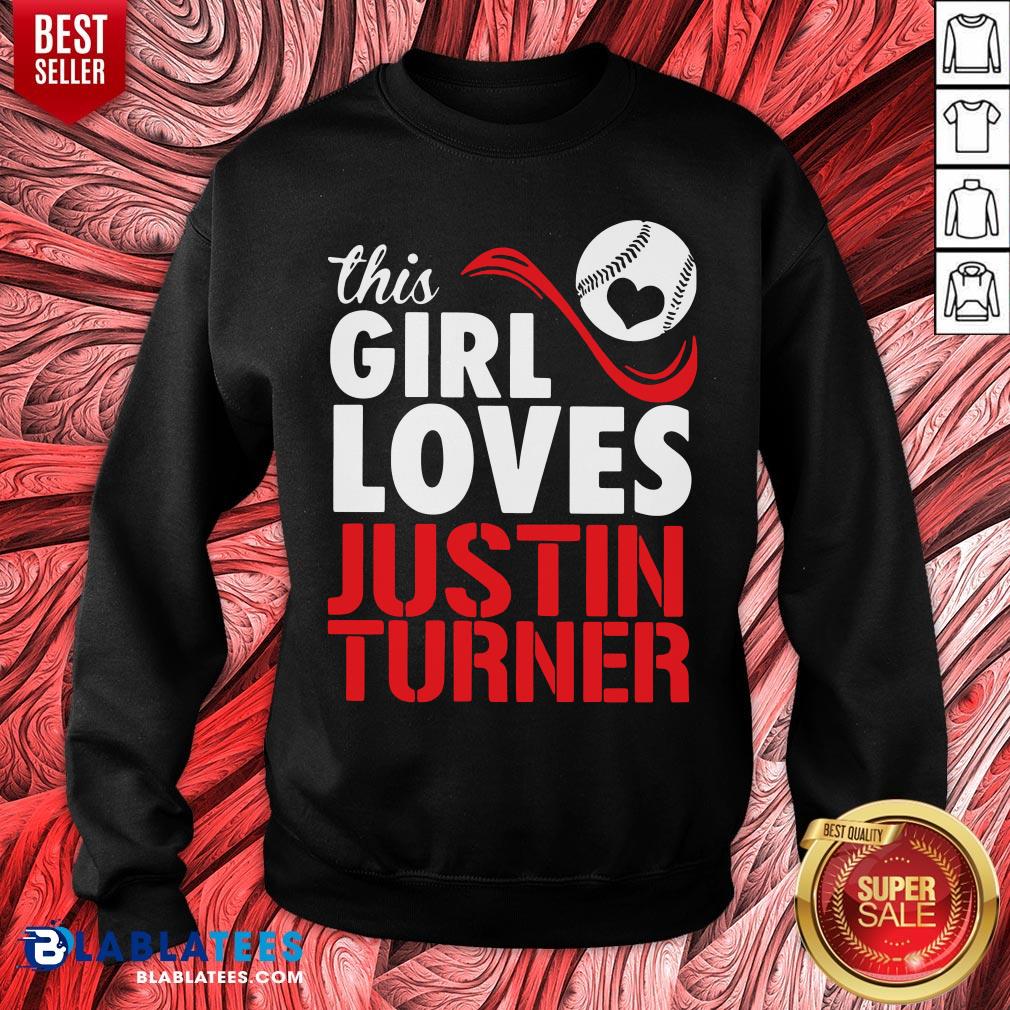 Top Baseball This Girl Loves Justin Turner Shirt