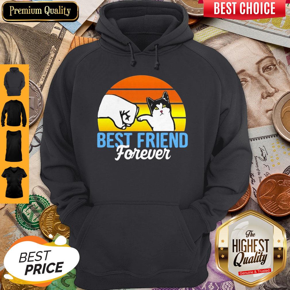 Cat Best Friend Forever Vintage Retro Shirt