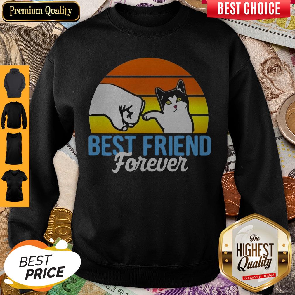 Cat Best Friend Forever Vintage Retro Shirt