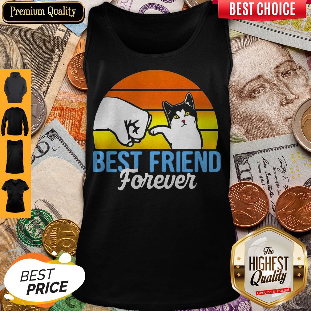 Cat Best Friend Forever Vintage Retro Shirt