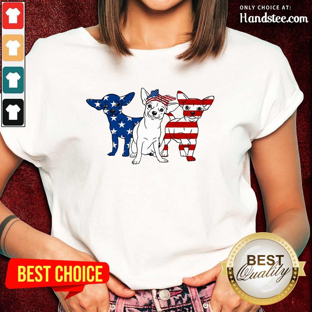 Chihuahua American Independence Day Shirt