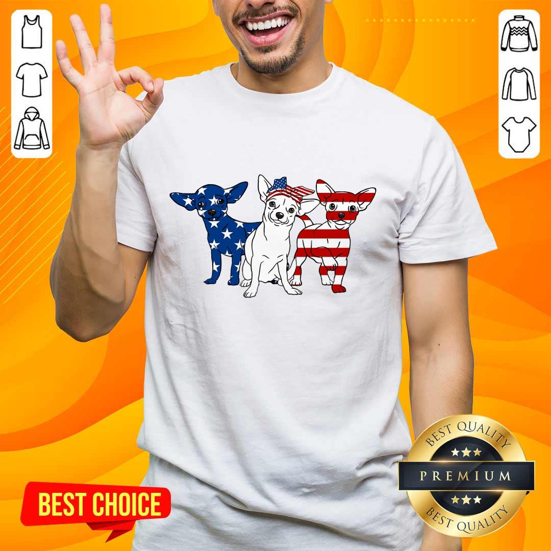 Chihuahua American Independence Day Shirt