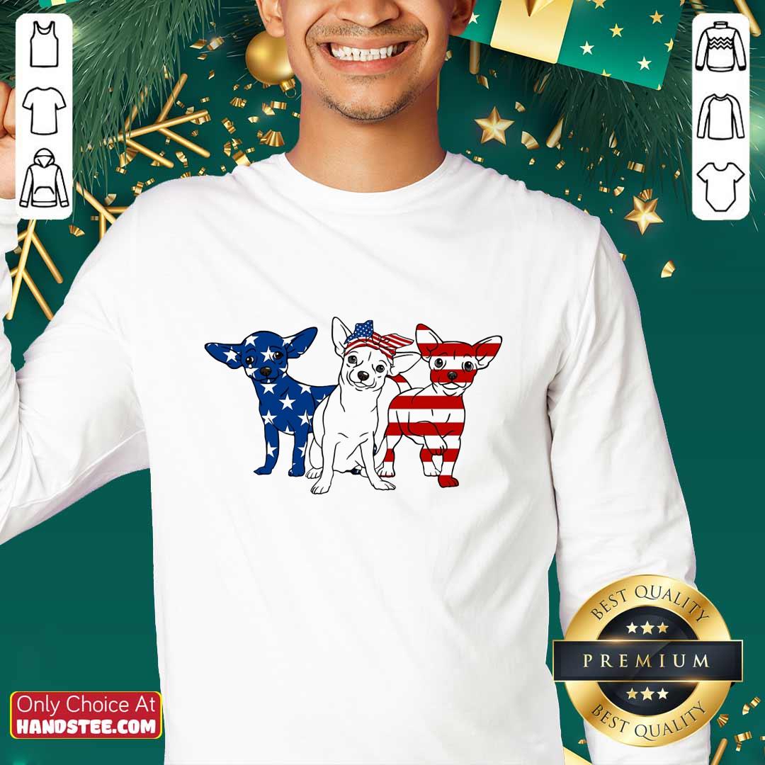 Chihuahua American Independence Day Shirt