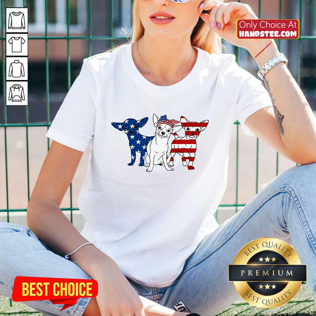 Chihuahua American Independence Day Shirt