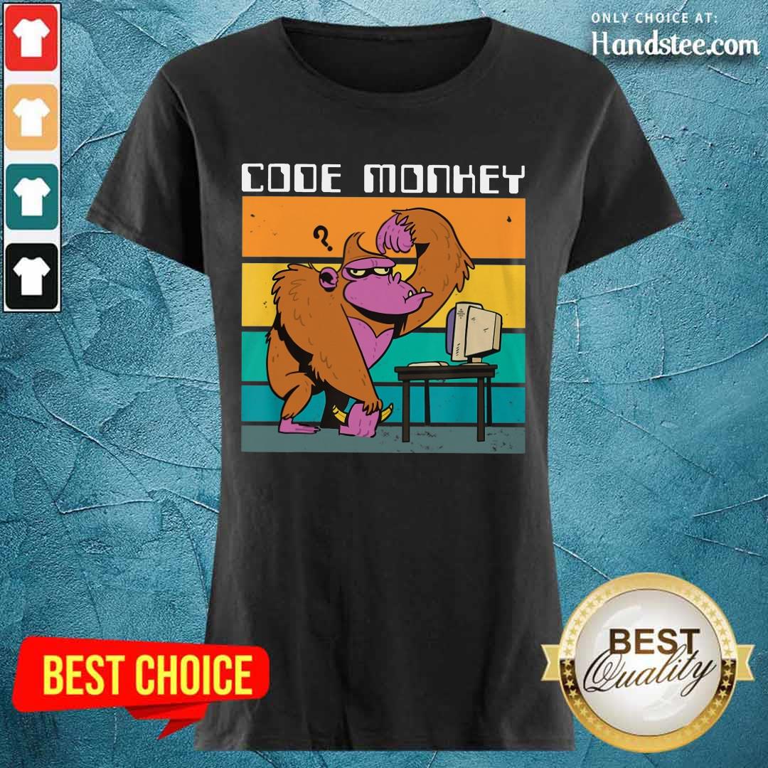 Code Monkey Gorilla Shirt
