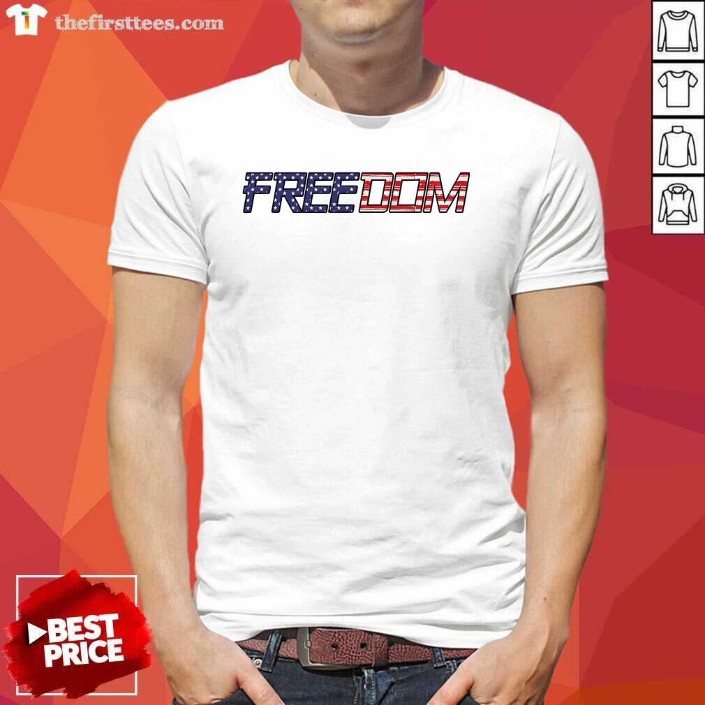 Colorful American Flag Patriotic Freedom Shirt