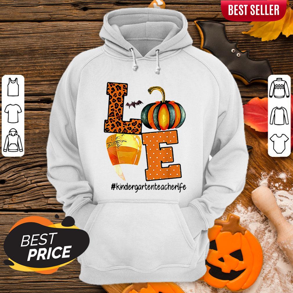 Colorful Love Kindergarten Teacher Life Halloween Shirt