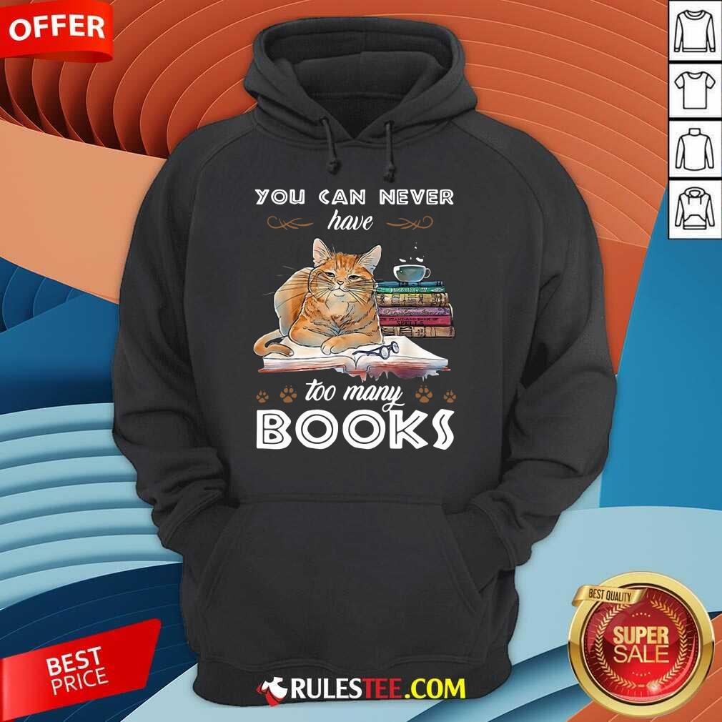 Confident Cats Never Have Many Books Shirt