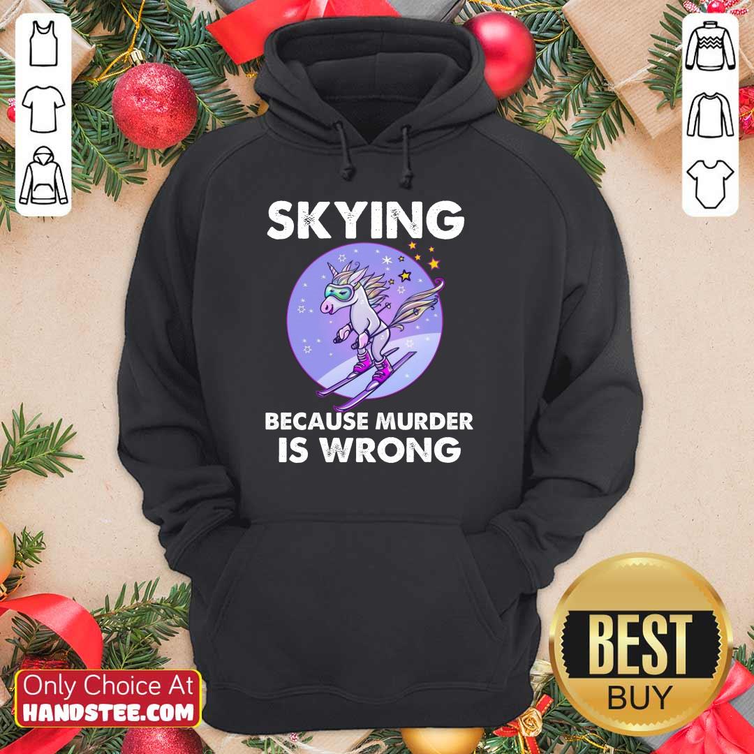 Confident Unicorn Skiing Shirt