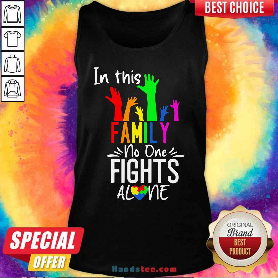 Cool No One Fights Alone LGBT 22 Shirt
