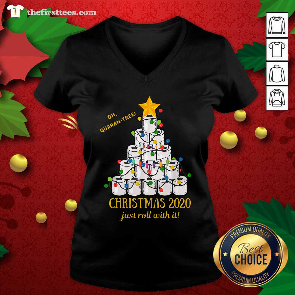 cool-oh-quaran-tree-toilet-paper-christmas-2020-just-roll-with-it-christmas-v-neck.jpg