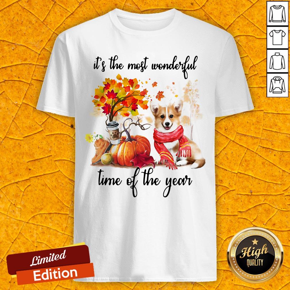 Corgi It's The Most Wonderful Time Of The Year Halloween Shirt