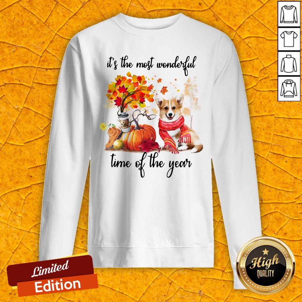 Corgi It's The Most Wonderful Time Of The Year Halloween Shirt