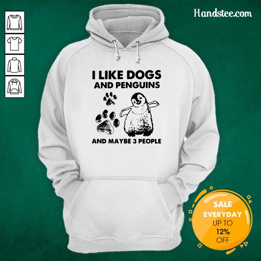 Cross I Like Dogs And Penguins And Maybe 3 People Shirt