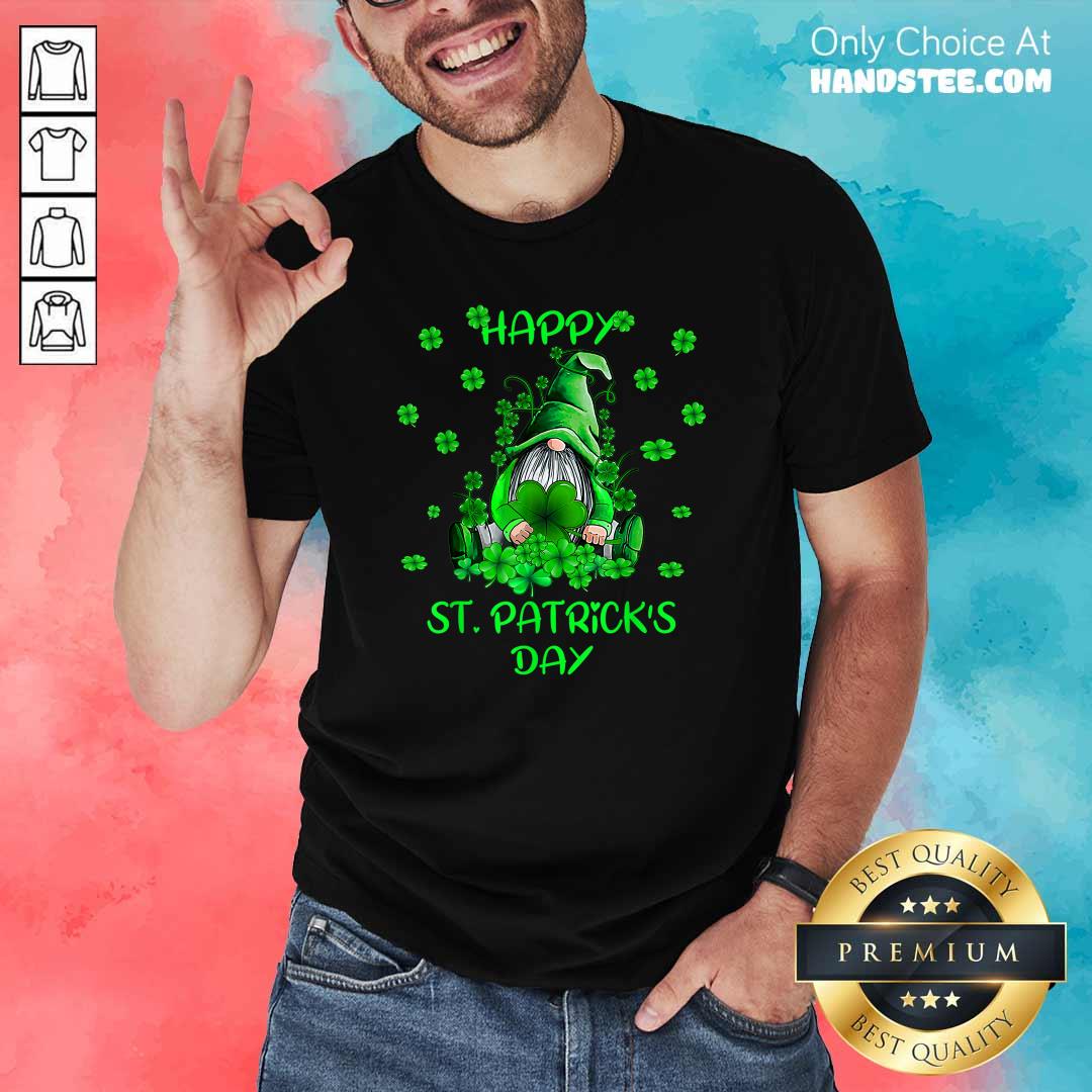 Cute 1 Gnome Happy St Patricks Day Shirt