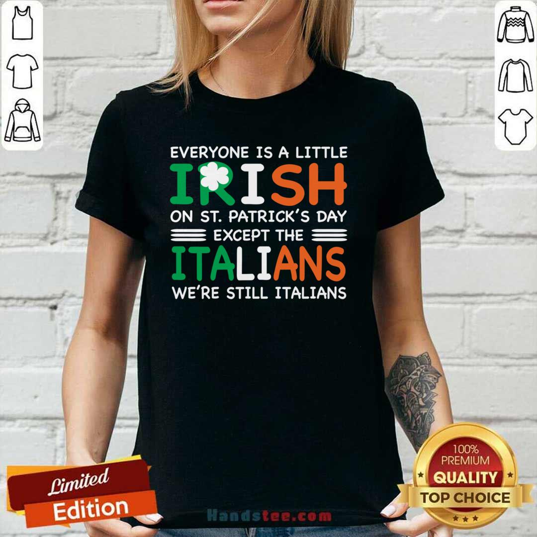 Cute 7 St Patricks Except The Italians Shirt