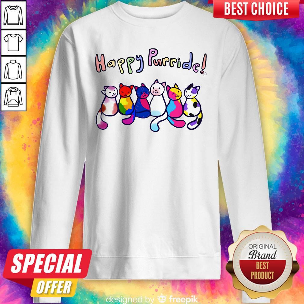 Cute Cats Happy Purride Shirt