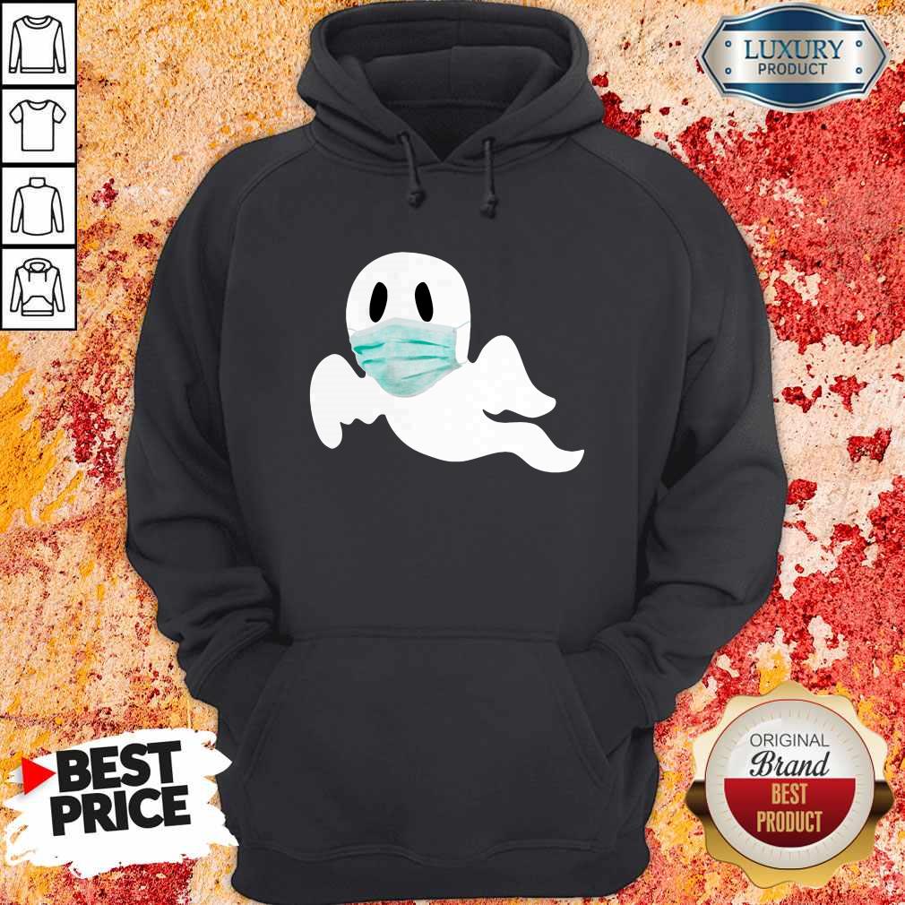 Cute Ghost Wear Mask Halloween Shirt
