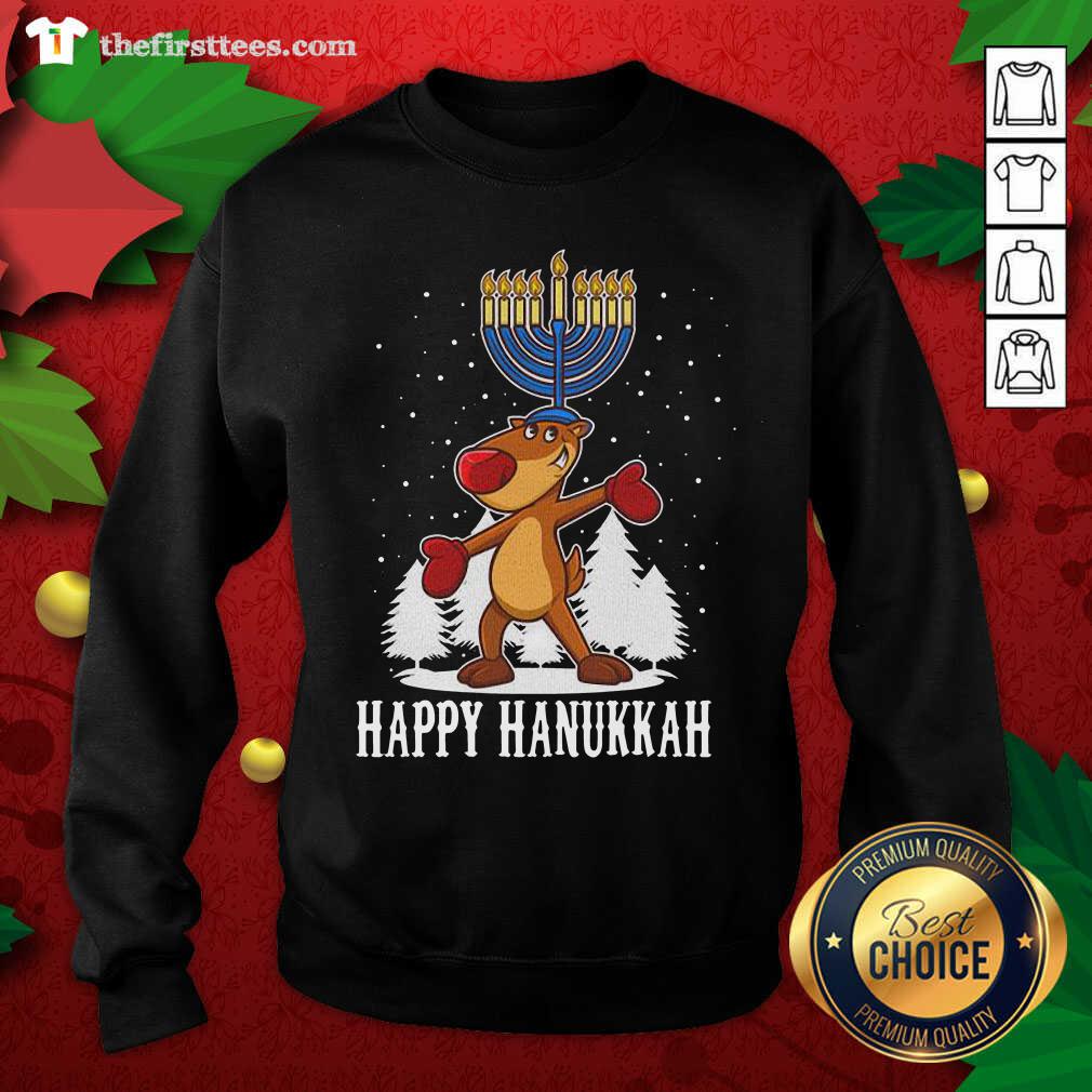Cute Happy Hanukkah Merry Christmas Shirt