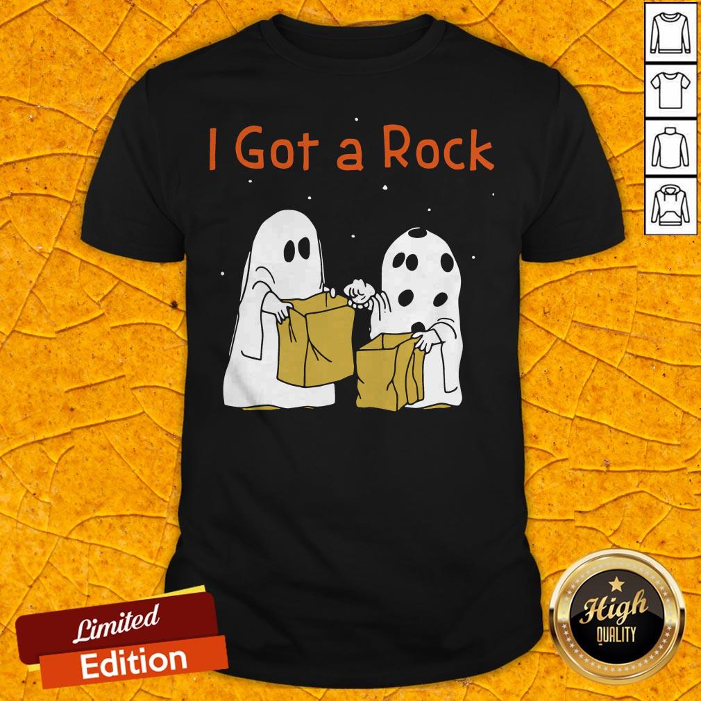 Cute I Got A Rock Ghost Halloween Shirt