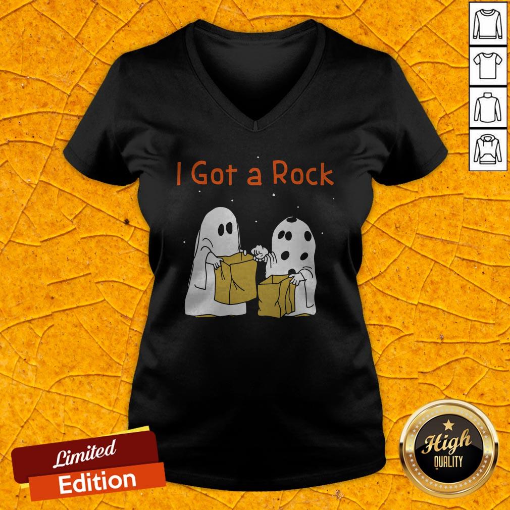 Cute I Got A Rock Ghost Halloween Shirt