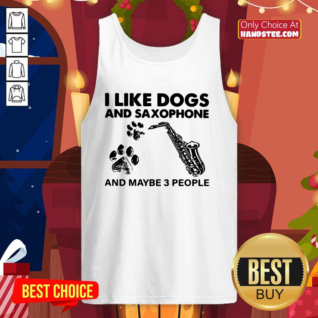 Cute I Like 4 Dogs Saxophone Shirt